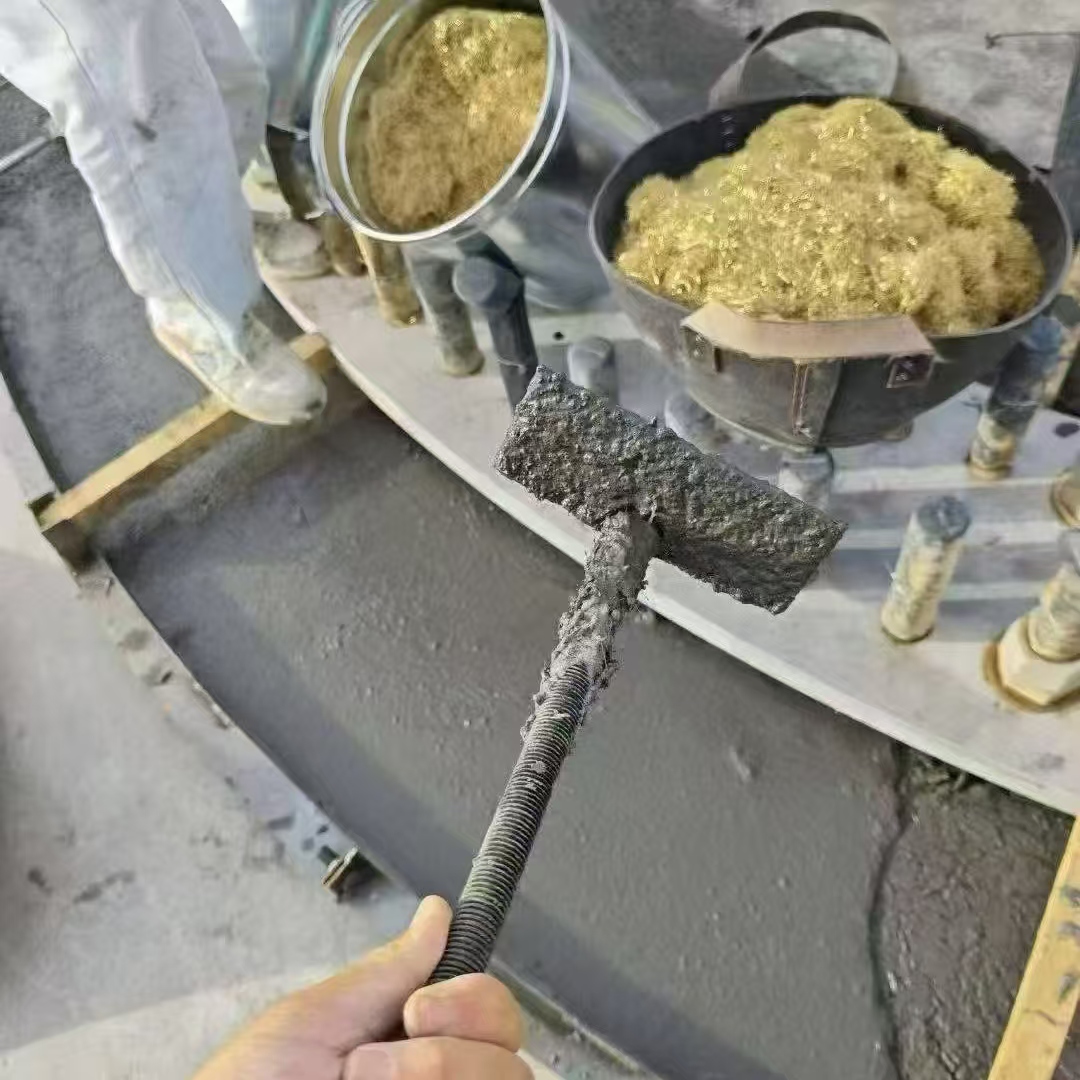 常熟C120钢纤维高强无收灌浆料 轧机压缩机汽轮机发电机锻压设备底座灌浆材料